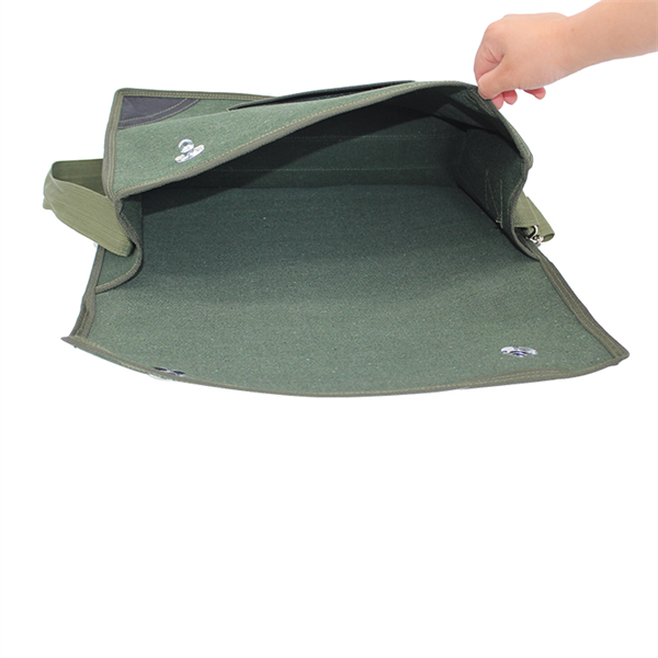 Sac à outils en toile polyvalent avec coutures renforcées pour une utilisation durable