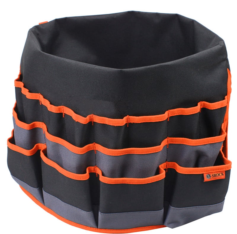 OEM Professional Design Garden Toolkit Polyester Bucket Tool Organizer Bag sling Car Detailing Cleaning Tool bag factory