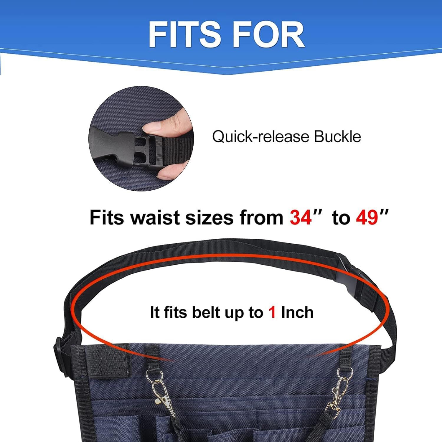 product wessleco portable hanging waist bag for medical staff cross border nurse tool kit polyester zipper for medical supplies storage-5