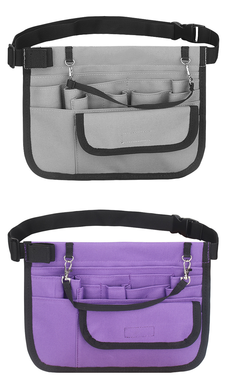 product wessleco portable hanging waist bag for medical staff cross border nurse tool kit polyester zipper for medical supplies storage-8