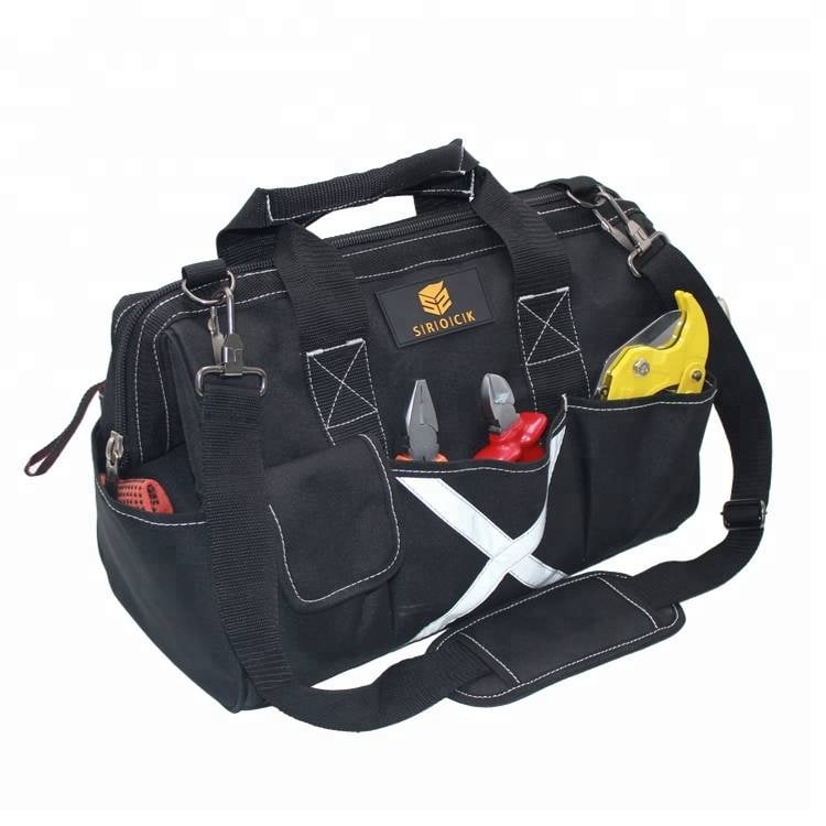 Wholesale Custom 16 inch Professional Portable Durable Using Electrical Polyester Electrician Tool Bag factory