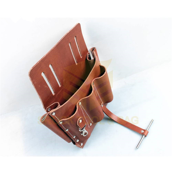 Safely store and transport your pliers in a high-quality leather pouch