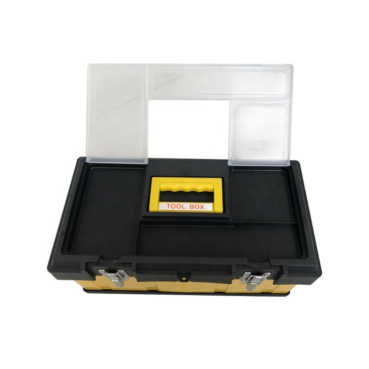 22 inch hard plastic tool storage box with removable parts-3