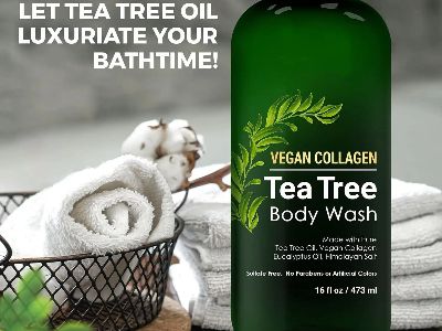 Private Label Tea Tree Oil Shower Gel For Natural Skincare Brands
