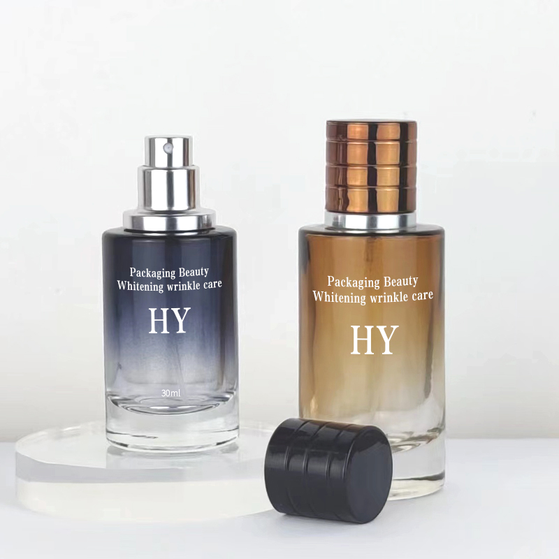 Luxury Perfume Bottles Glass Colored Glass Spray Packaging HY-195