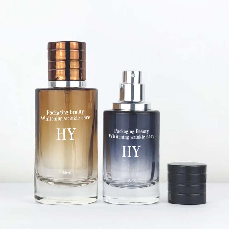Luxury Perfume Bottles Glass Colored Glass Spray Packaging HY-195