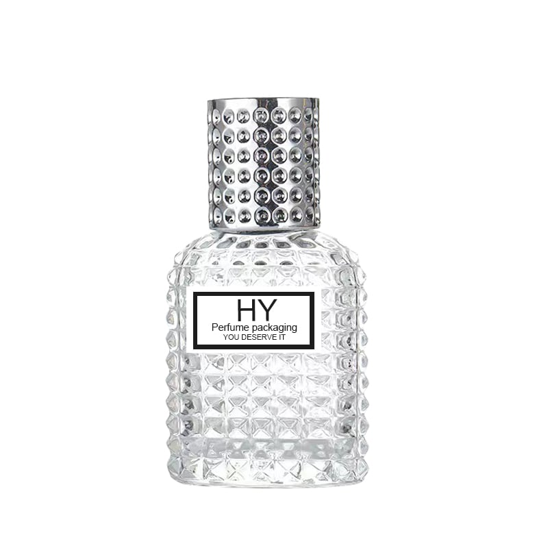 Unique vintage glass perfume bottles perfume bottle with pump HY-193