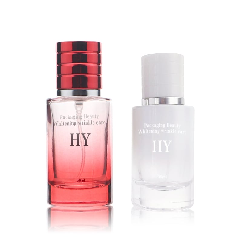 Luxury Perfume Bottles Glass Colored Glass Spray Packaging HY-195