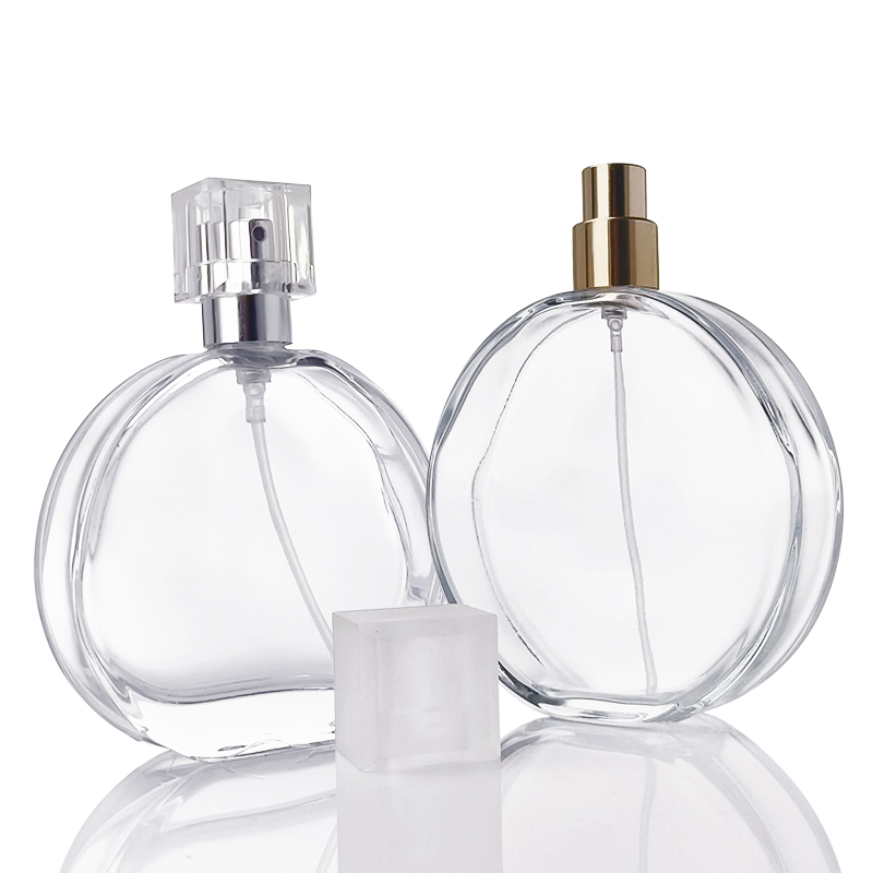 Simple style Transparent round perfume bottle HY-191