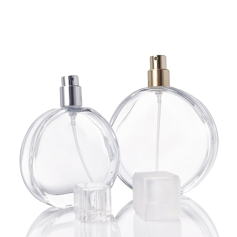 Simple style Transparent round perfume bottle HY-191