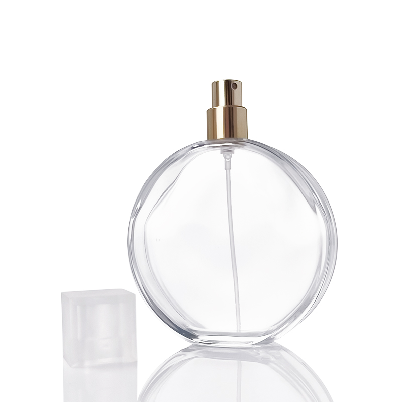 Simple style Transparent round perfume bottle HY-191