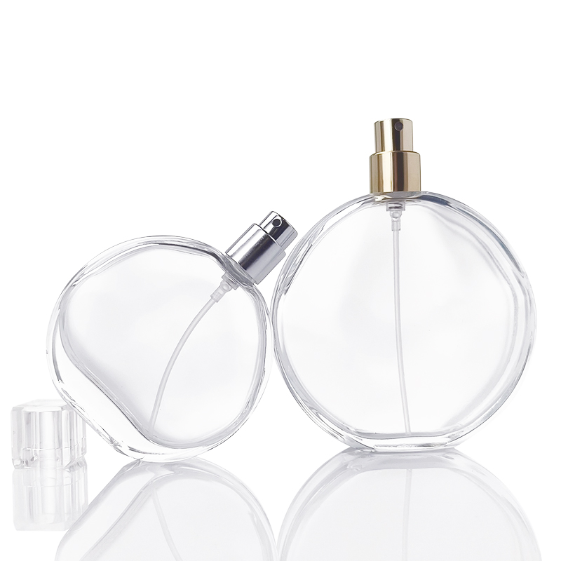 Simple style Transparent round perfume bottle HY-191
