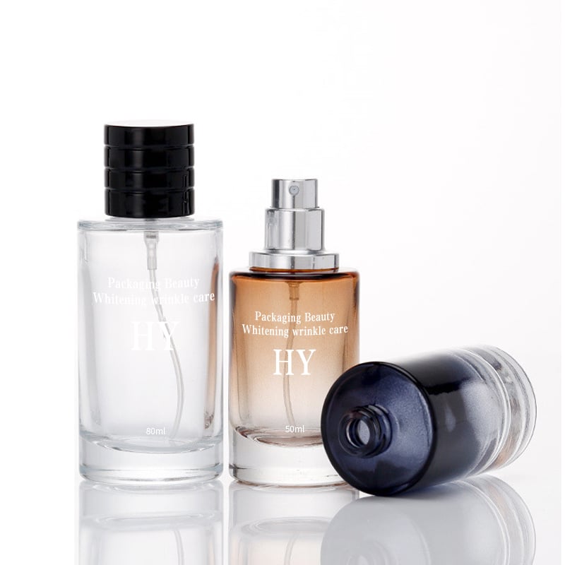 Luxury Perfume Bottles Glass Colored Glass Spray Packaging HY-195