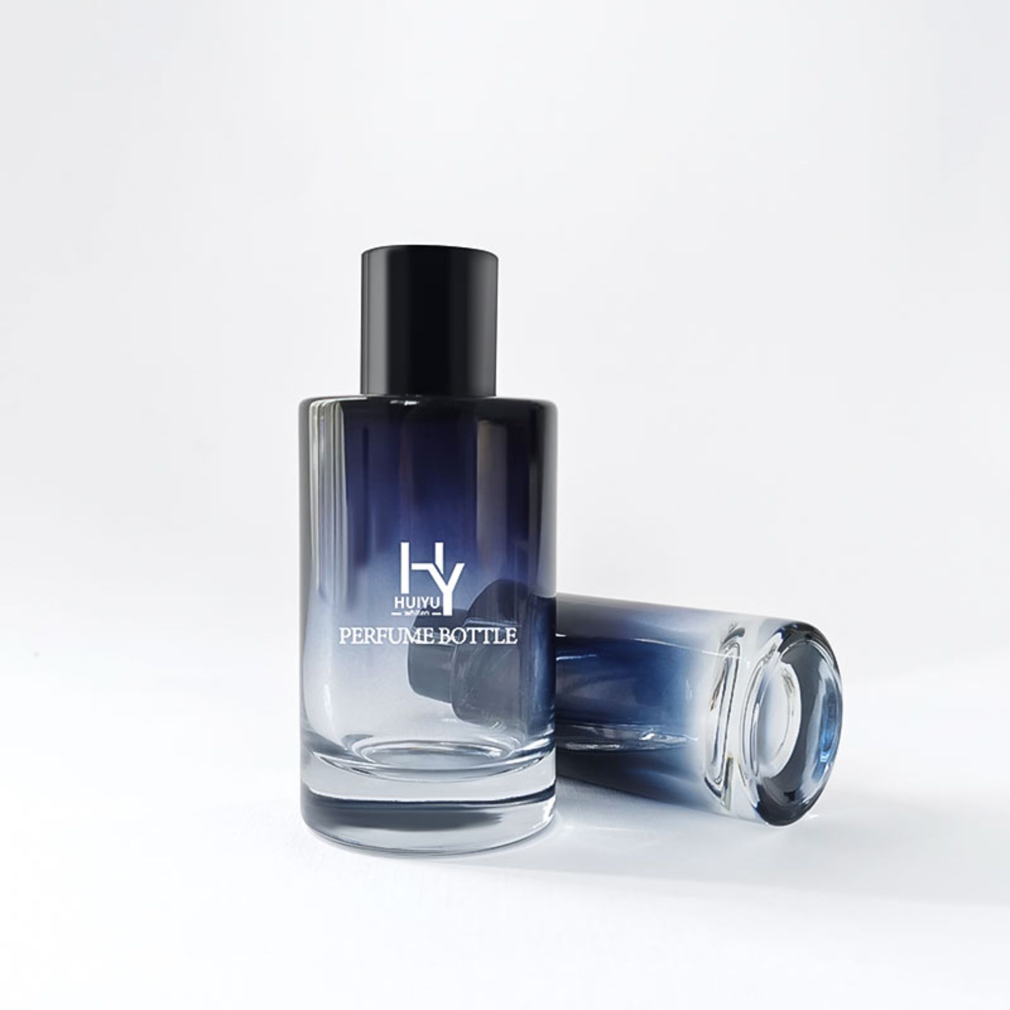 Blau Gradient Leier Glas Parfüm Auffüllflaschen HY-P315