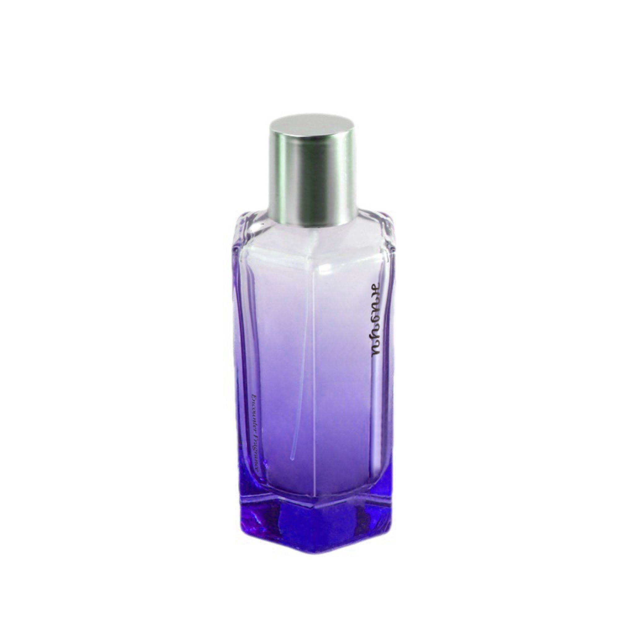 Fashion design polygonal glass perfume washing spray packaging container HY-203