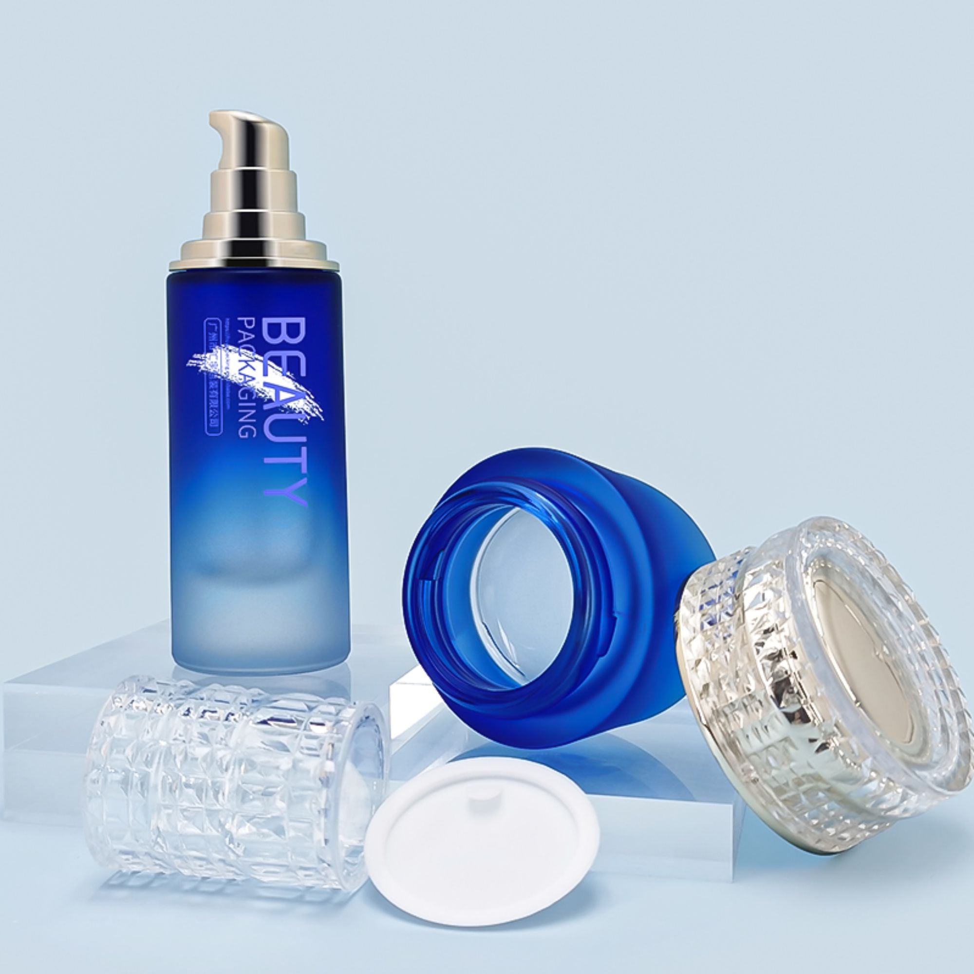 Cosmetic Packaging Glass Cream Container HY-2394