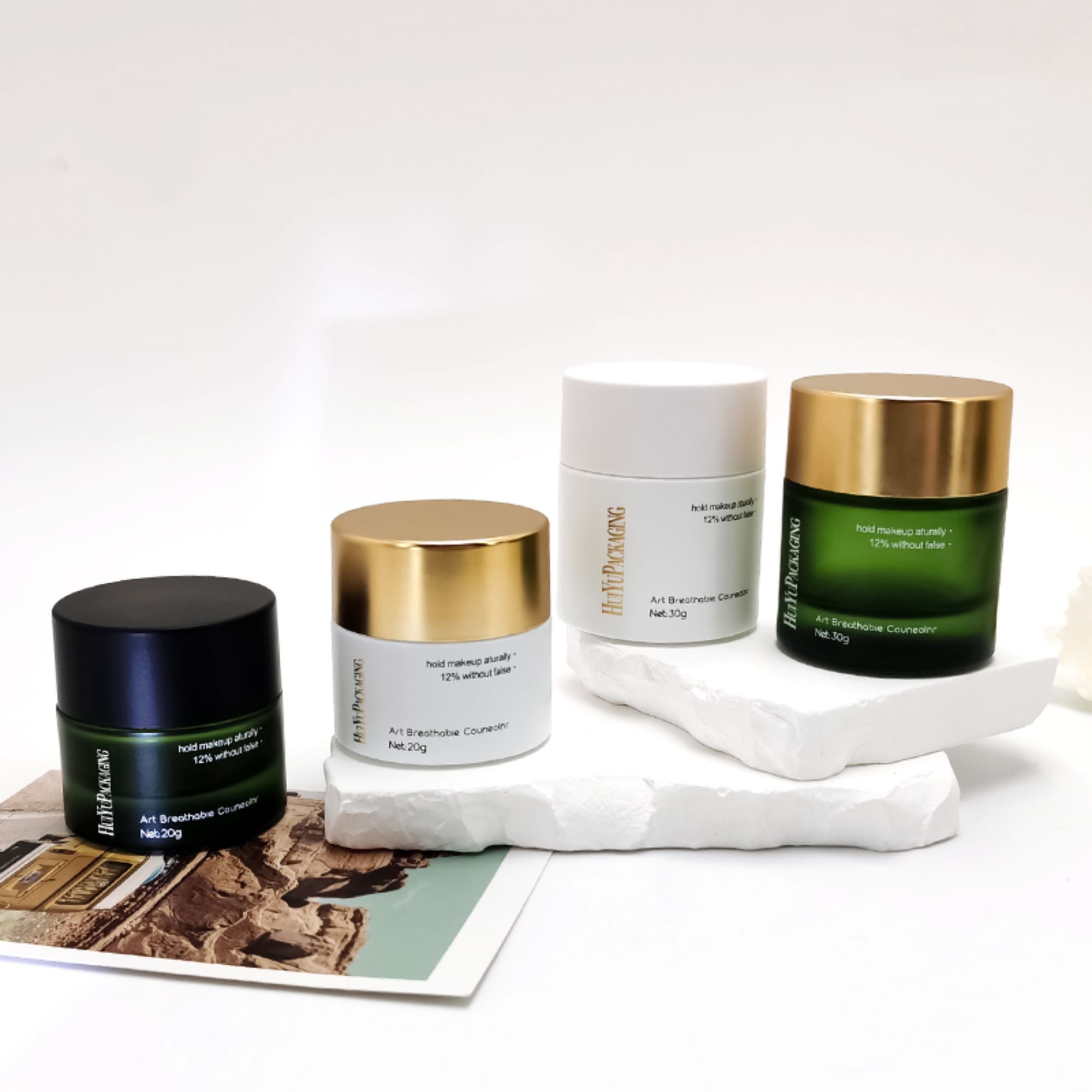 Newly launched gold transparent skincare product set HY-2422
