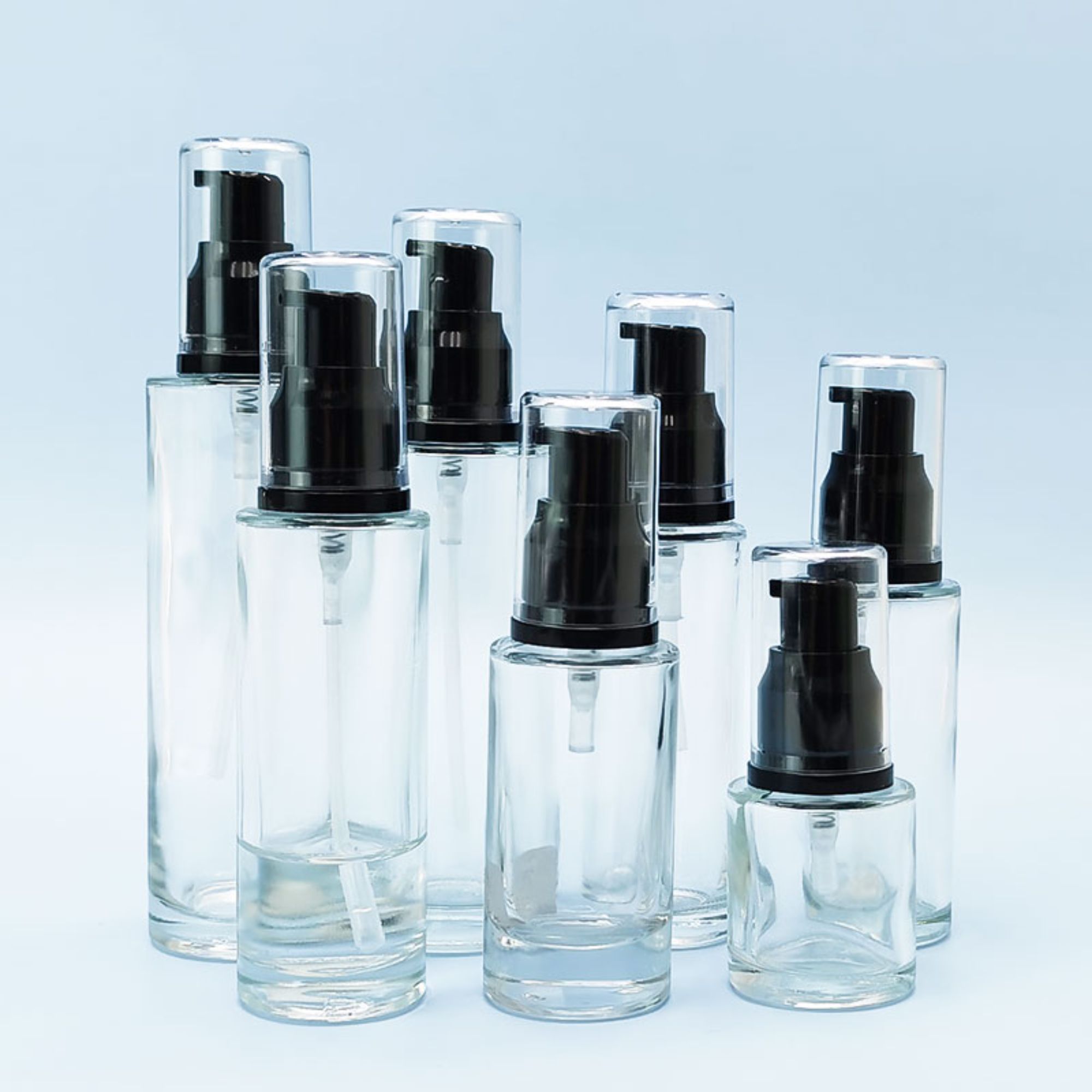 Prekyba 40-120ml Nešiojamais Stikliniais Grybėliais Tuštynei Pakuotėje HY-2344