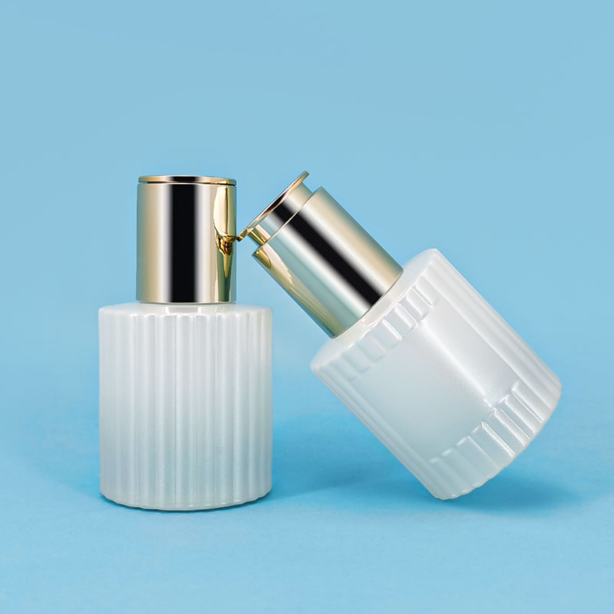 Bespoke Design 30Ml Empty Pump Glass Bottle HY-1872