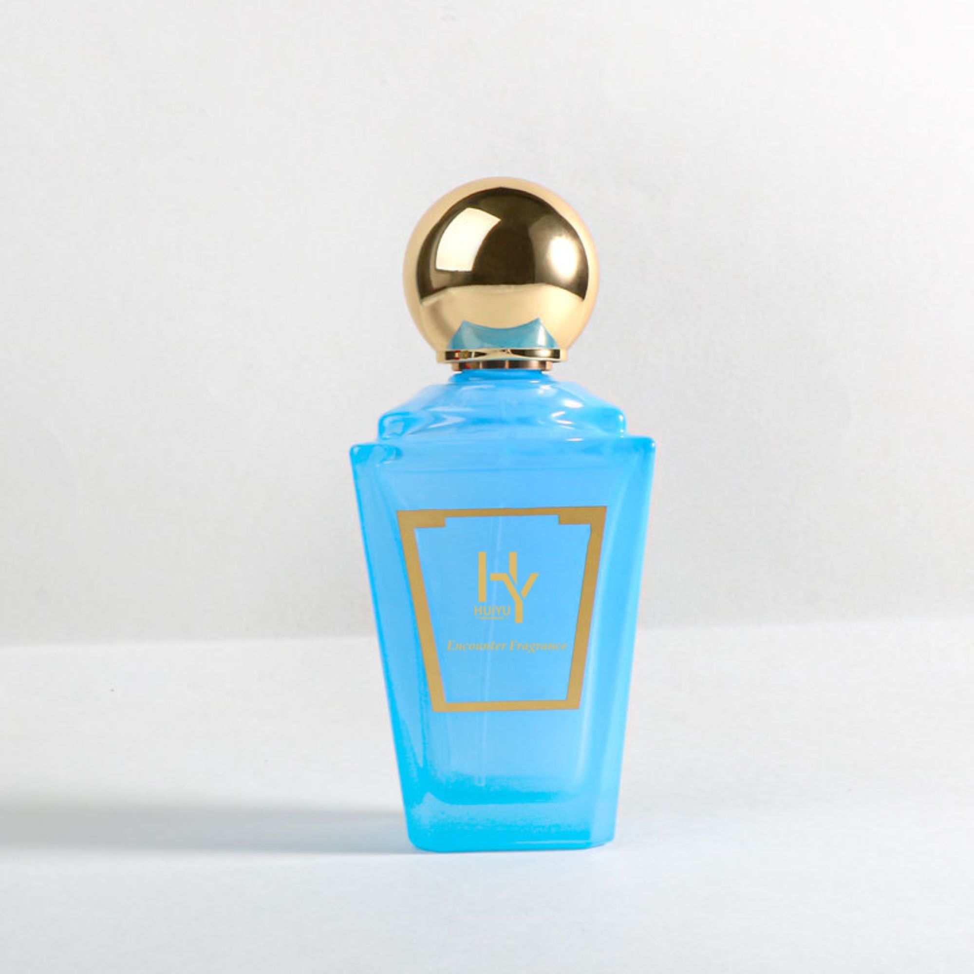 Unique design spherical spray fragrance bottle custom color logo HY-202