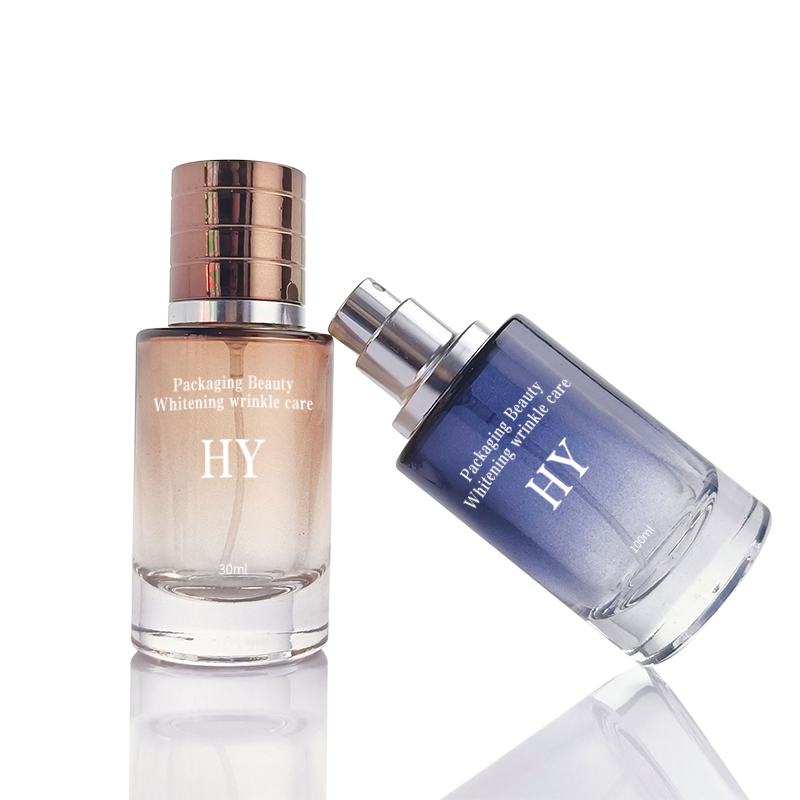 Luxury Perfume Bottles Glass Colored Glass Spray Packaging HY-195