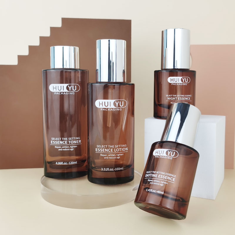 Skin care packaging containers luxury toner bottle set HY-2399