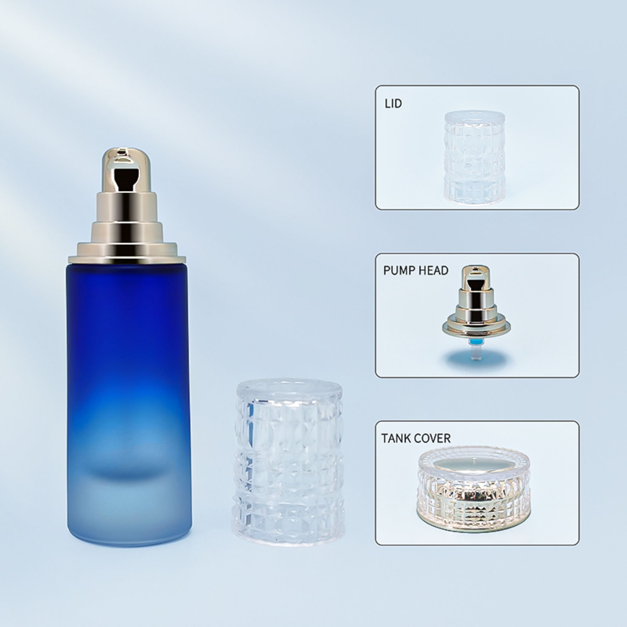 Cosmetic Packaging Glass Cream Container HY-2394