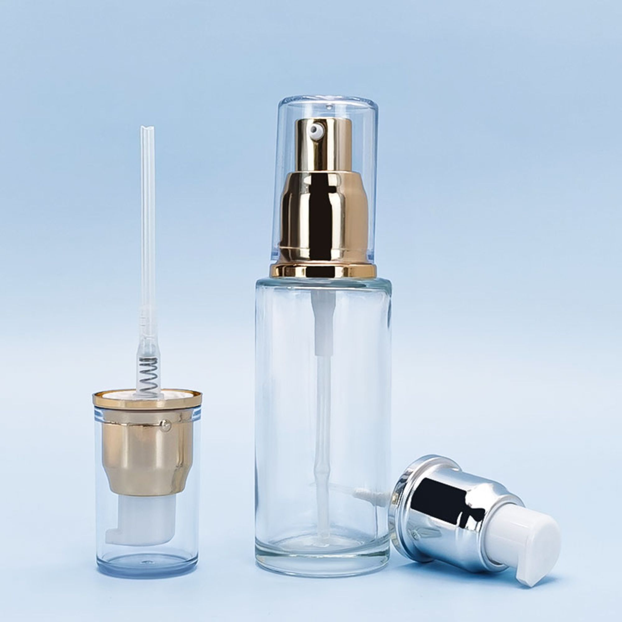 Prekyba 40-120ml Nešiojamais Stikliniais Grybėliais Tuštynei Pakuotėje HY-2344