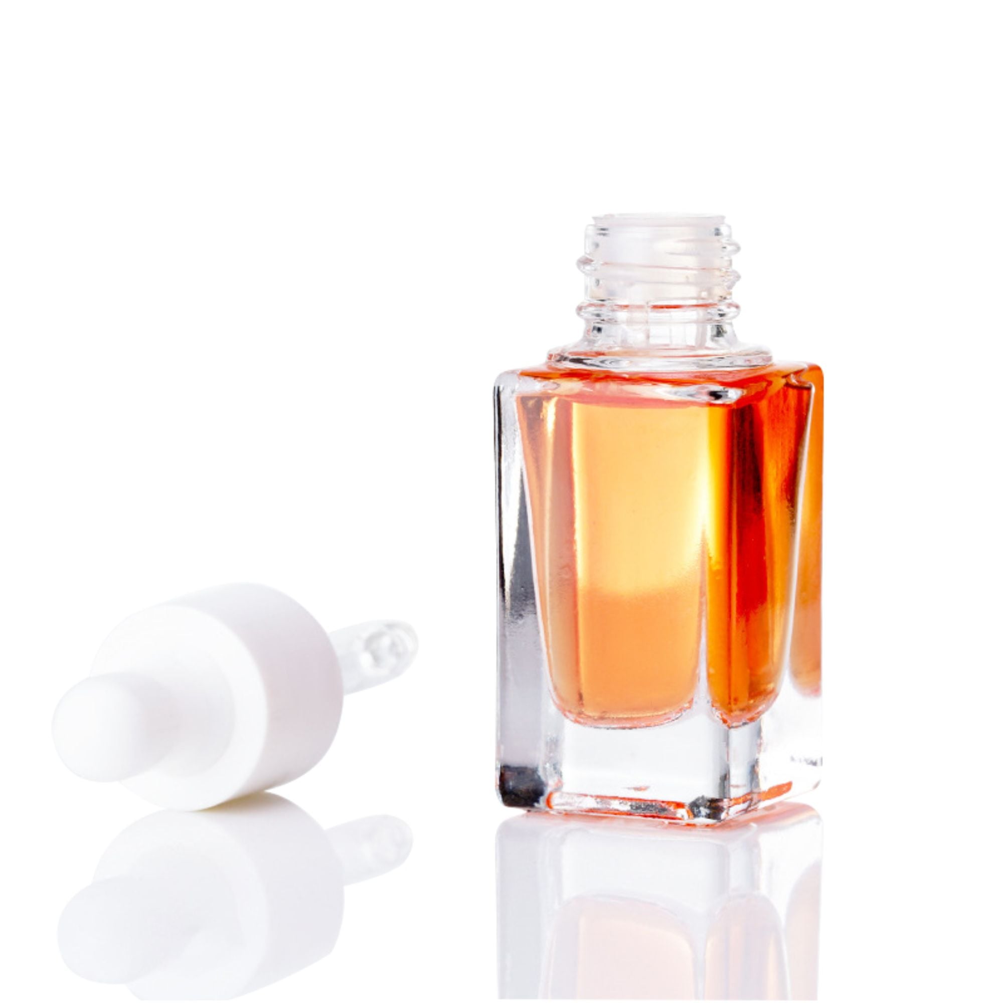 Luxury Packaging Custom Square Glass Material Dropper bottle HY-131