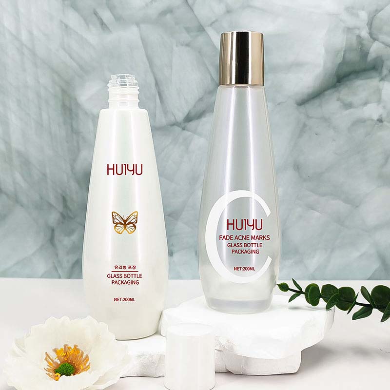 Hot product glass bottle 200ml Skincare products toner bottles HY-1862