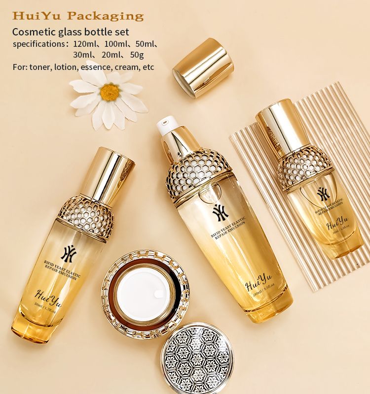 Nyt produkt guldtom Skin care cosmetic sæt HY-2372