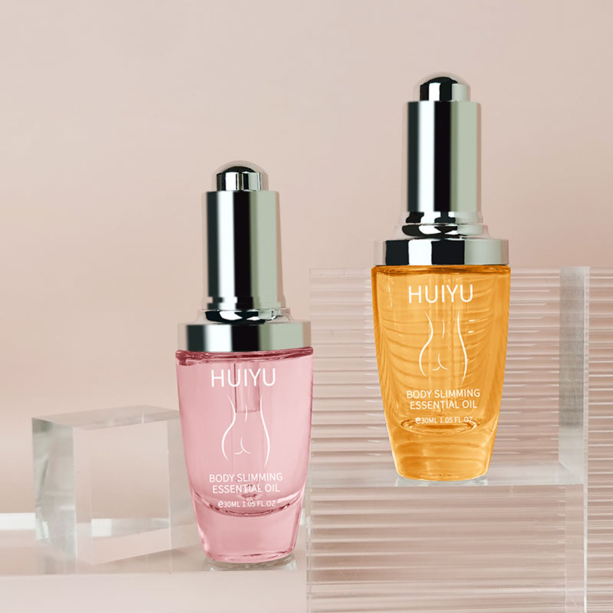 Transparent rotary cap dropper bottle HY-1560