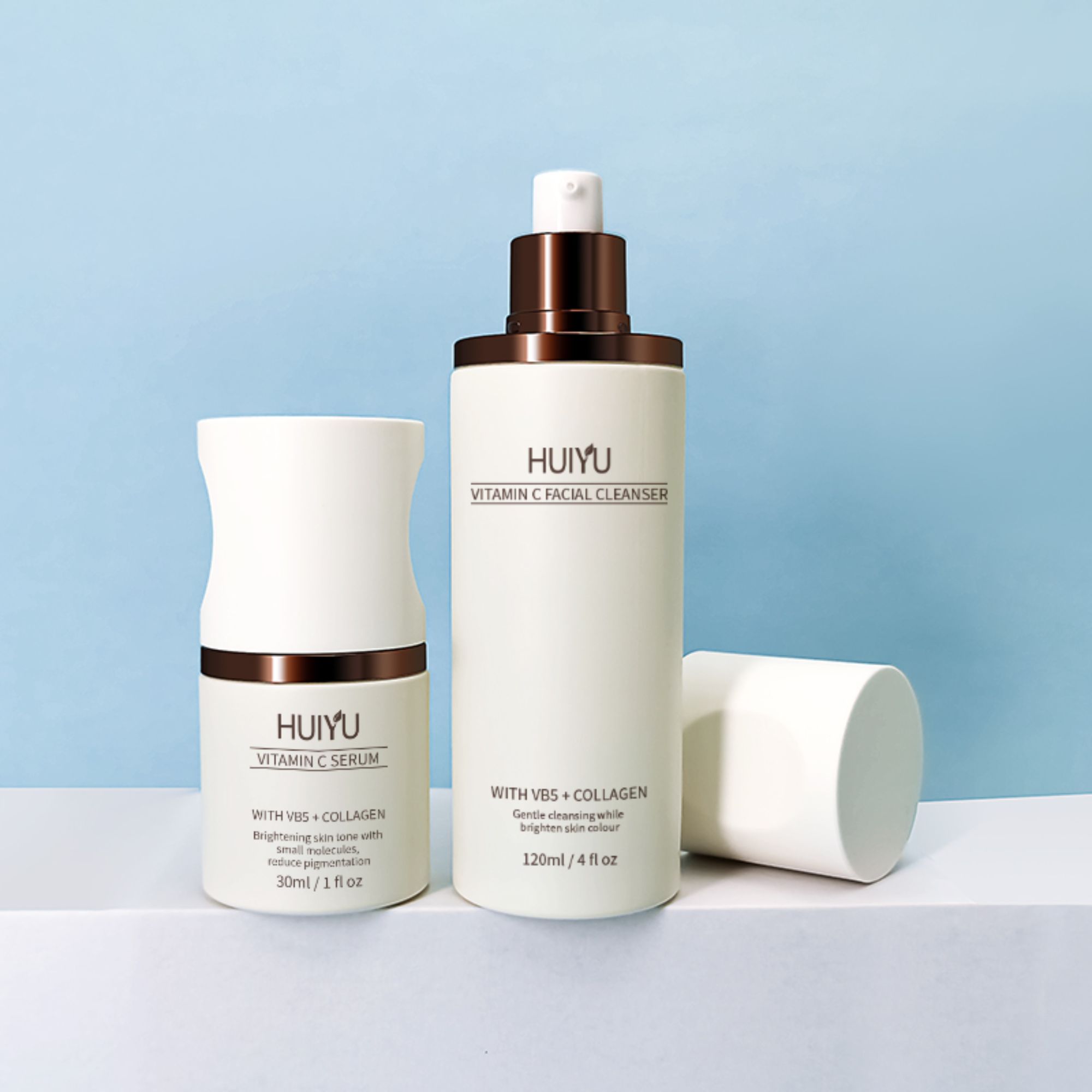 Cosmetic Empty Reusable Skin Care Glass Lotion Bottles HY-2433
