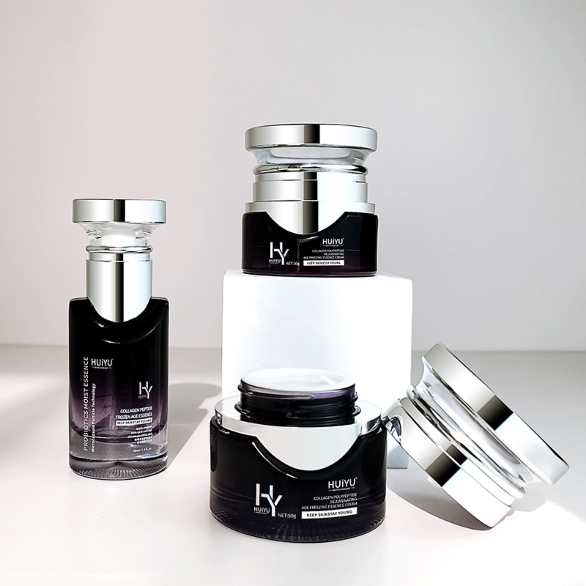 مجموعه آرایشی گلاس گرادیان سیاه HY-2434