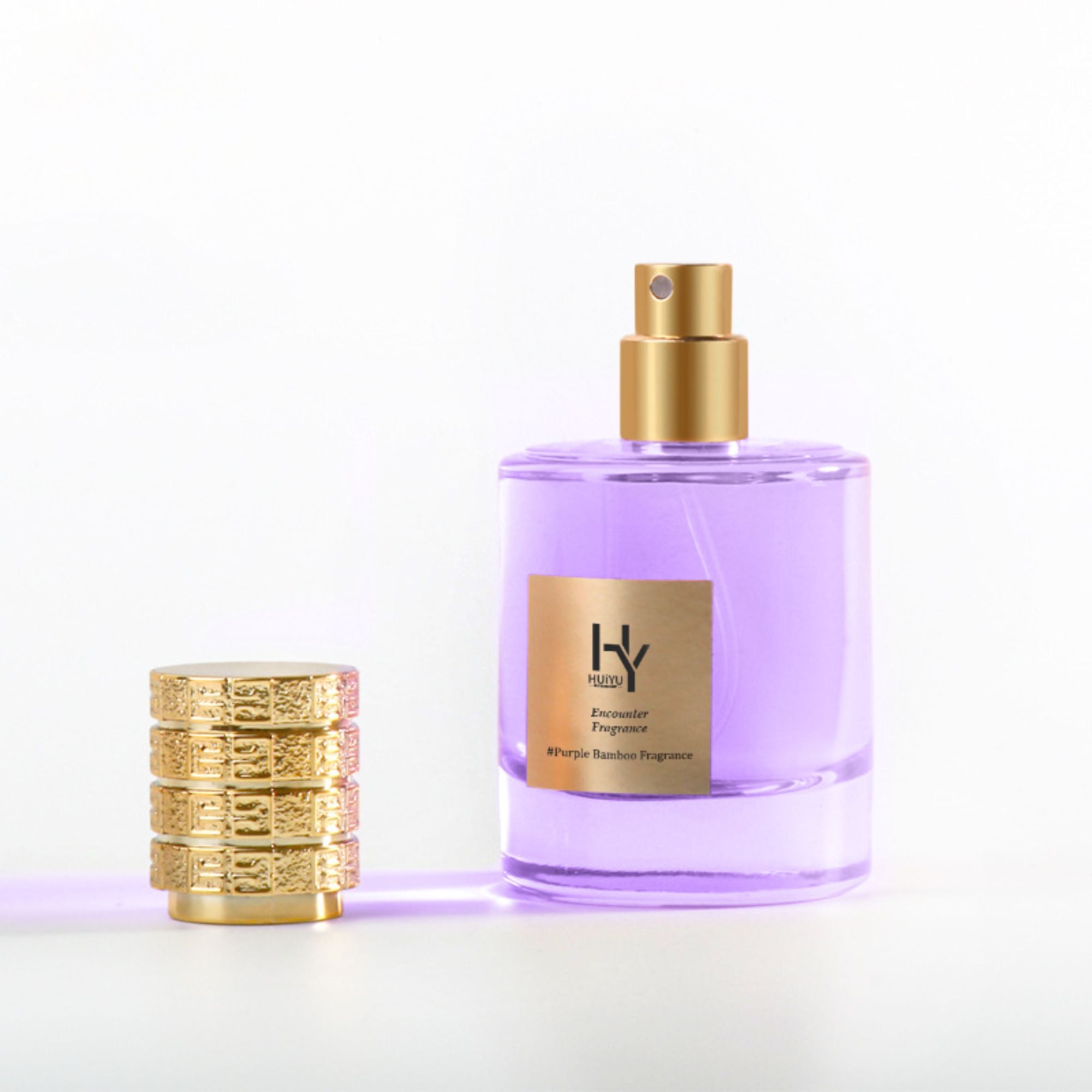 Transparent thick bottom perfect glass bottom Cosmetic Containers with spray HY-199