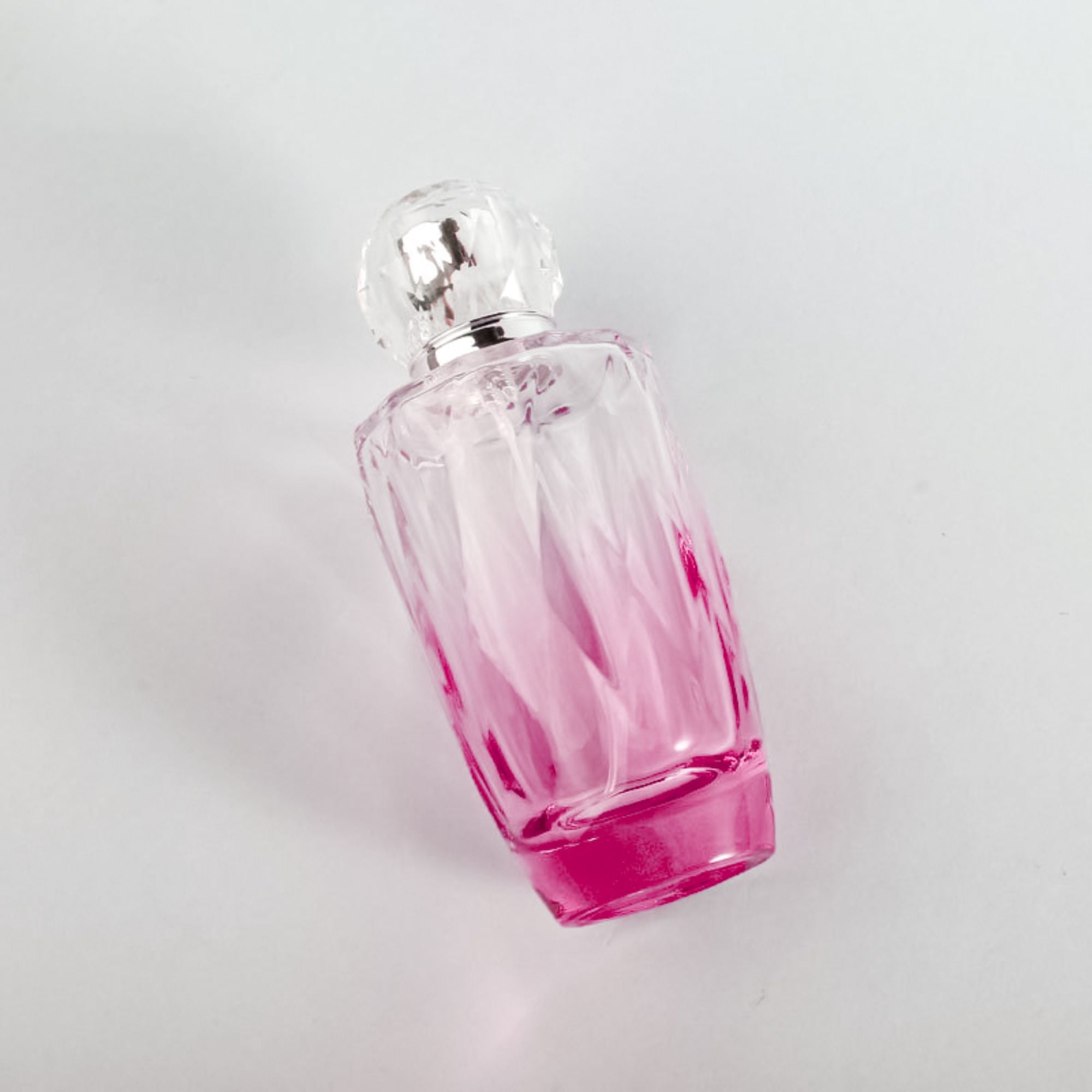 Pink gradient spray mist perfume bottle glass thick bottom HY-204