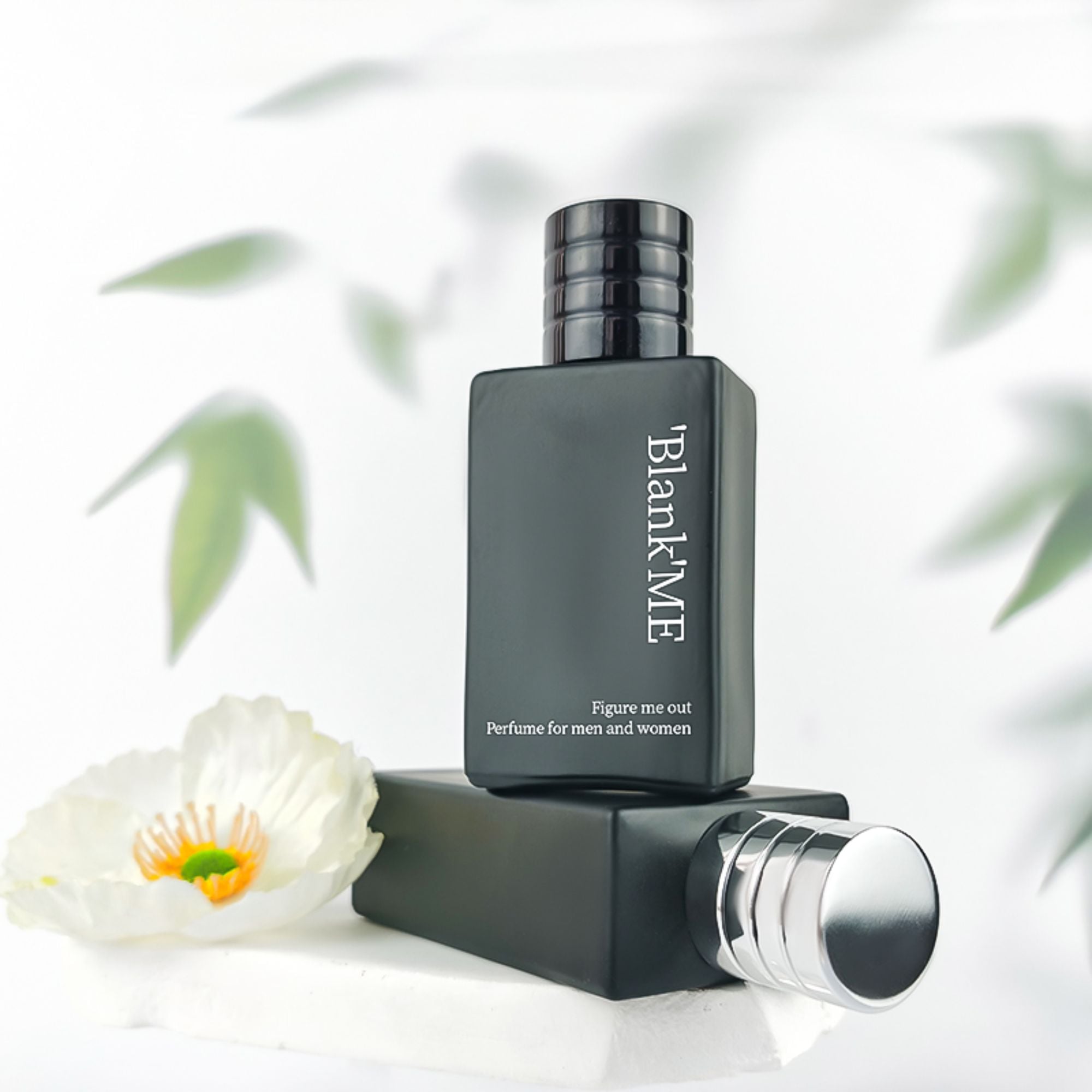 Matt Schwarze Leere Quadratische Parfümflasche HY-P330
