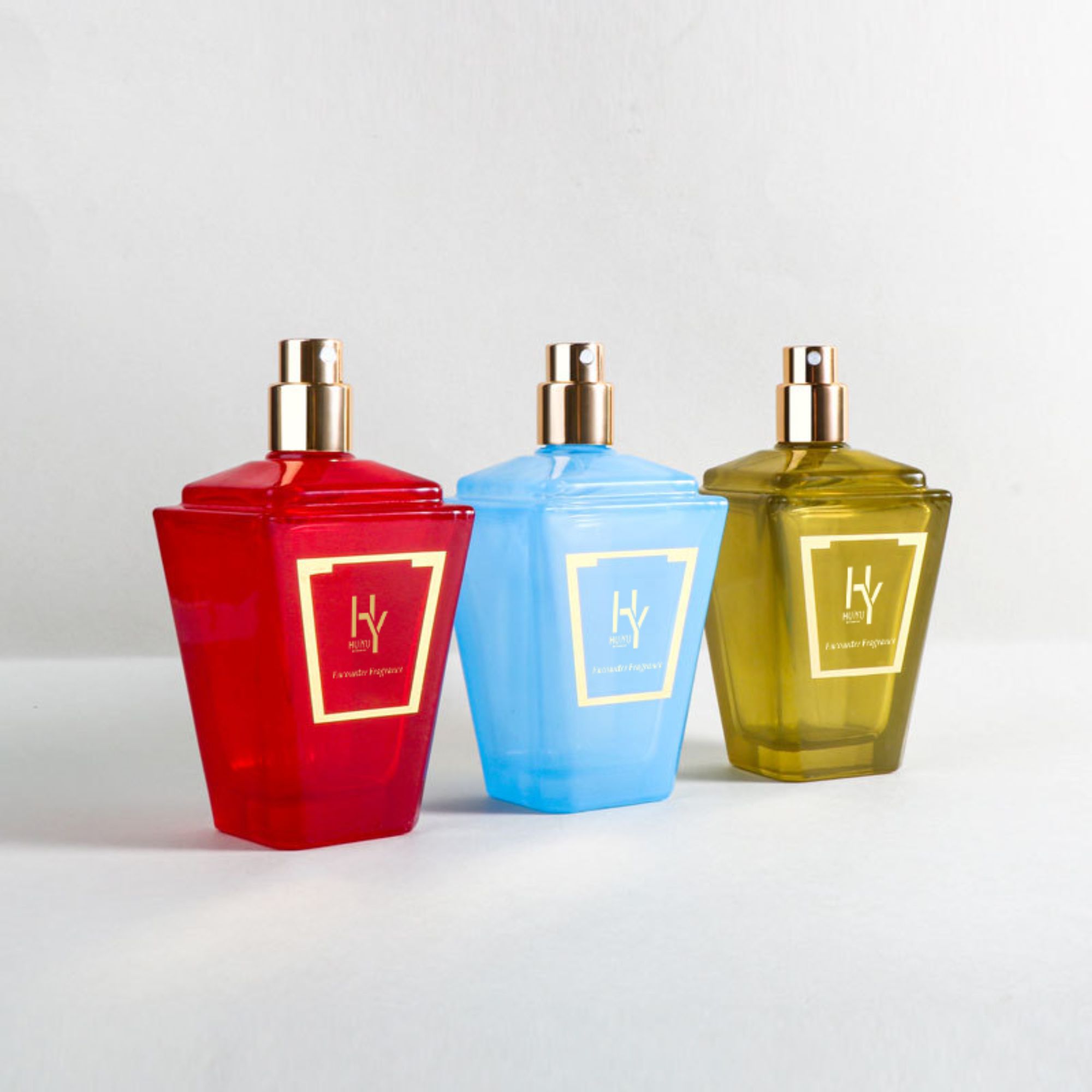 Unique design spherical spray fragrance bottle custom color logo HY-202