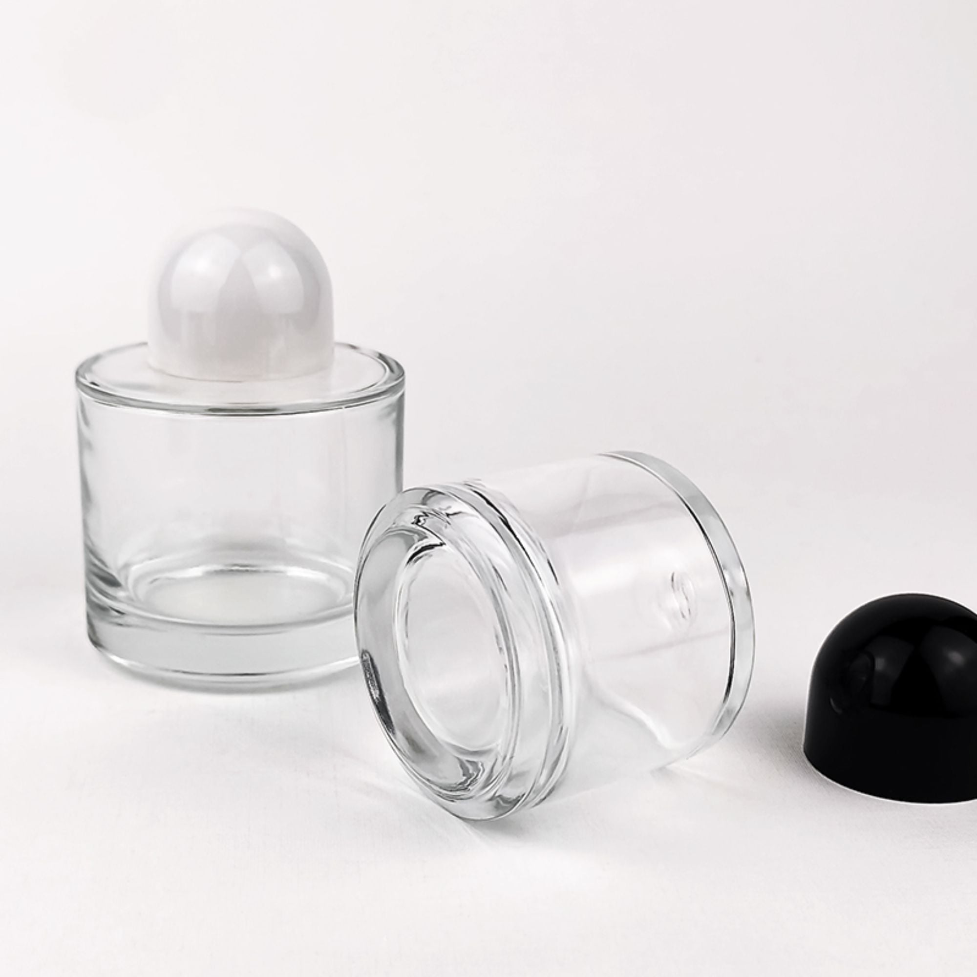 High-Ranking Round Clear Retro Perfume Bottles HY-P331