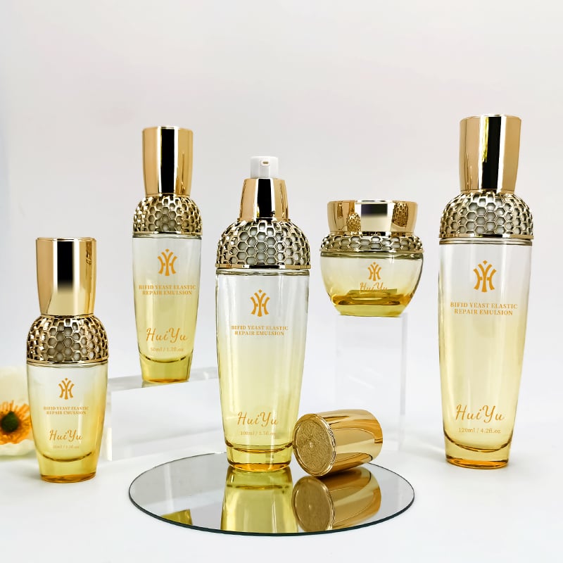 New product gold empty Skin care cosmetic set HY-2372