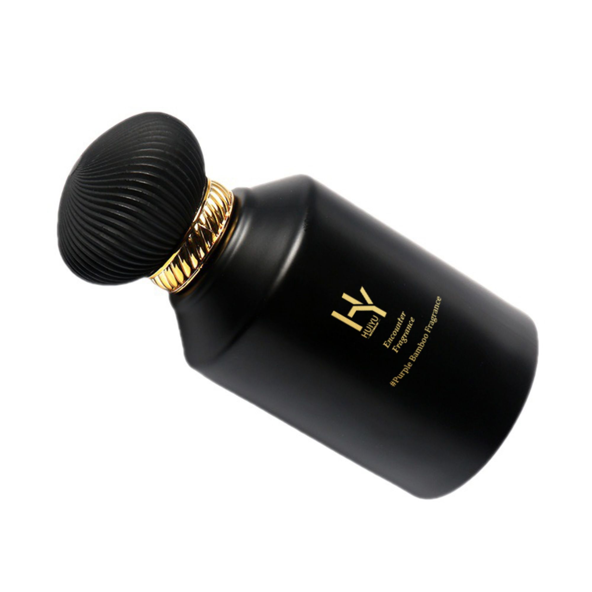Manufacturers wholesale 100ML press spray bottle dumb black fragrant water bottle HY-205