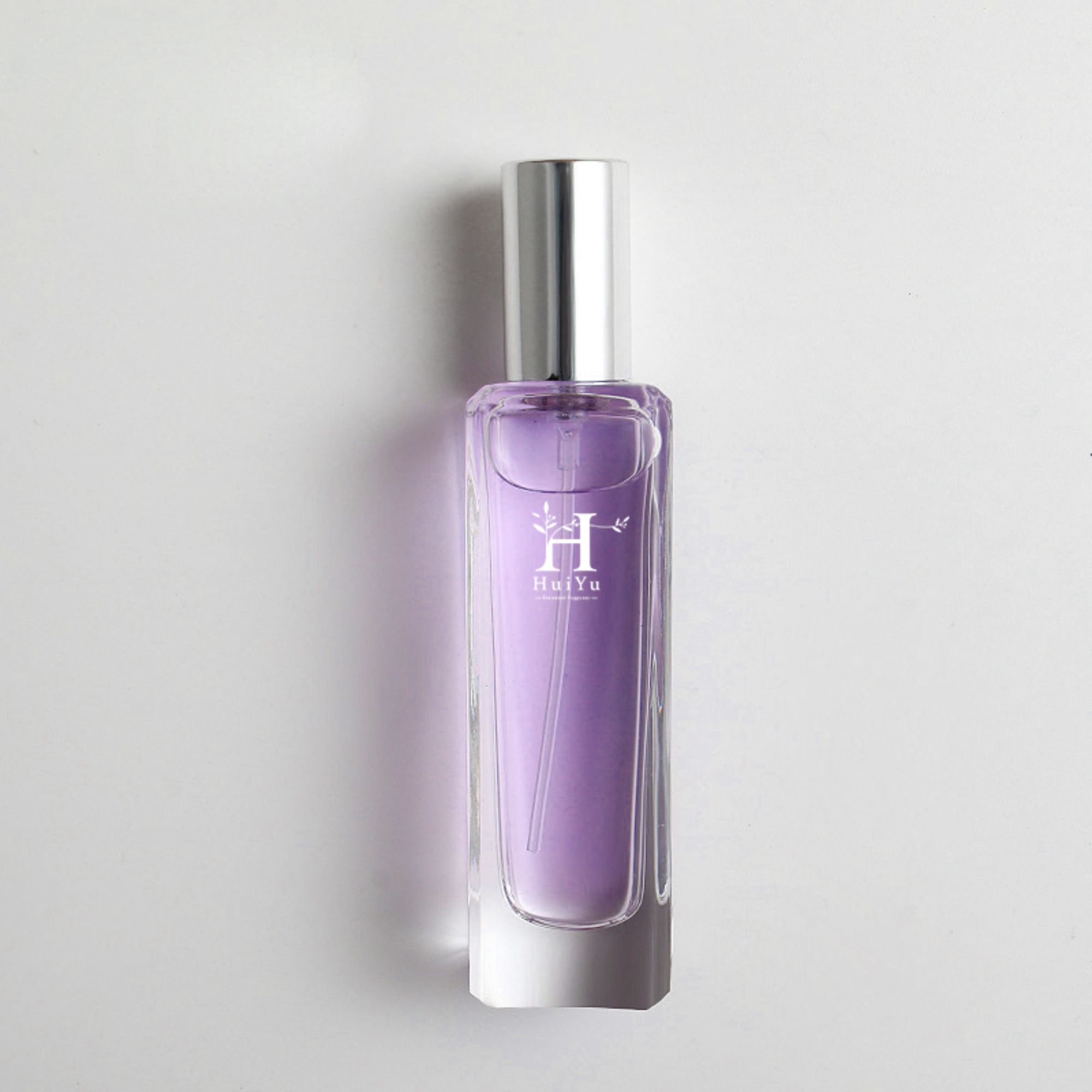Women's perfume purple bottle 30ML transparent glass bottle perfume separate bottle HY-224
