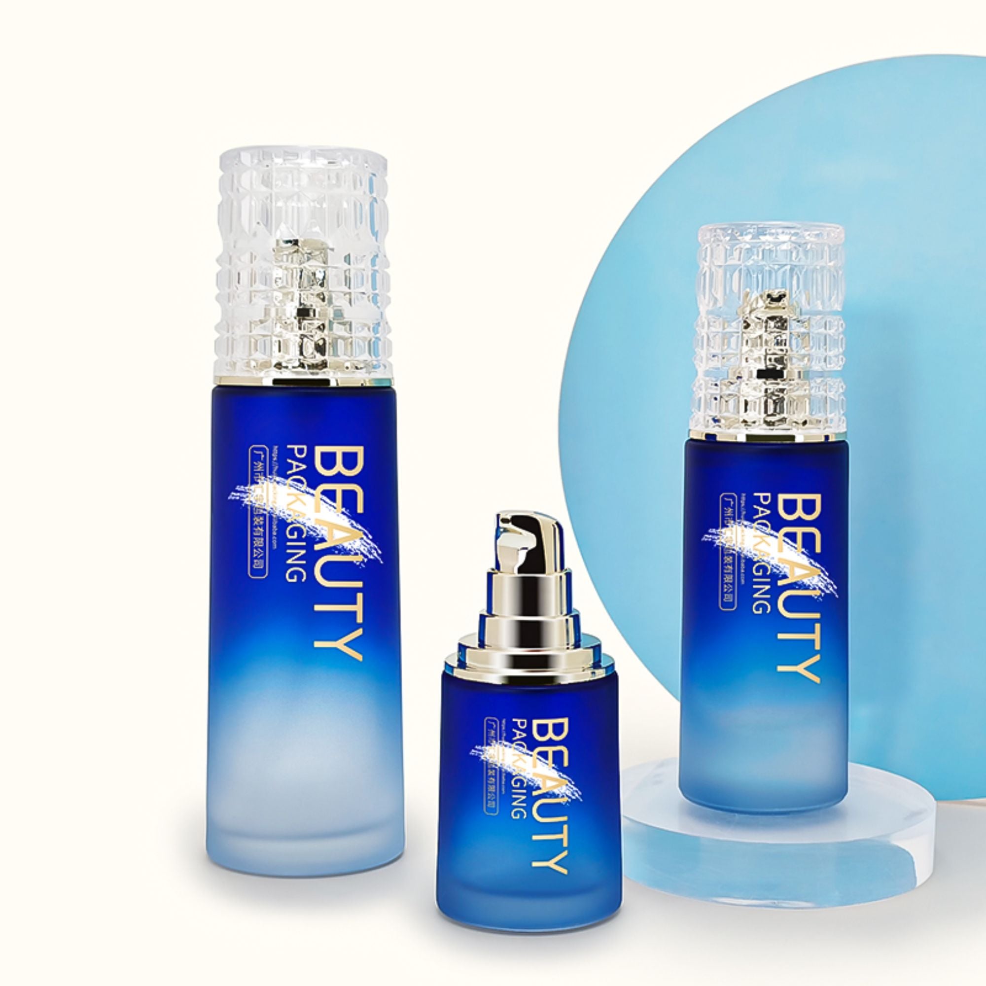 Cosmetic Packaging Glass Cream Container HY-2394