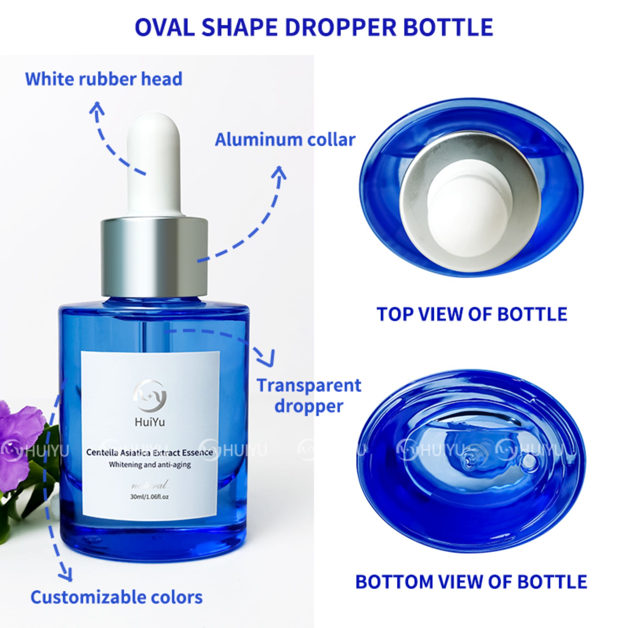 Skin care packaging containers luxury toner bottle set HY-2399
