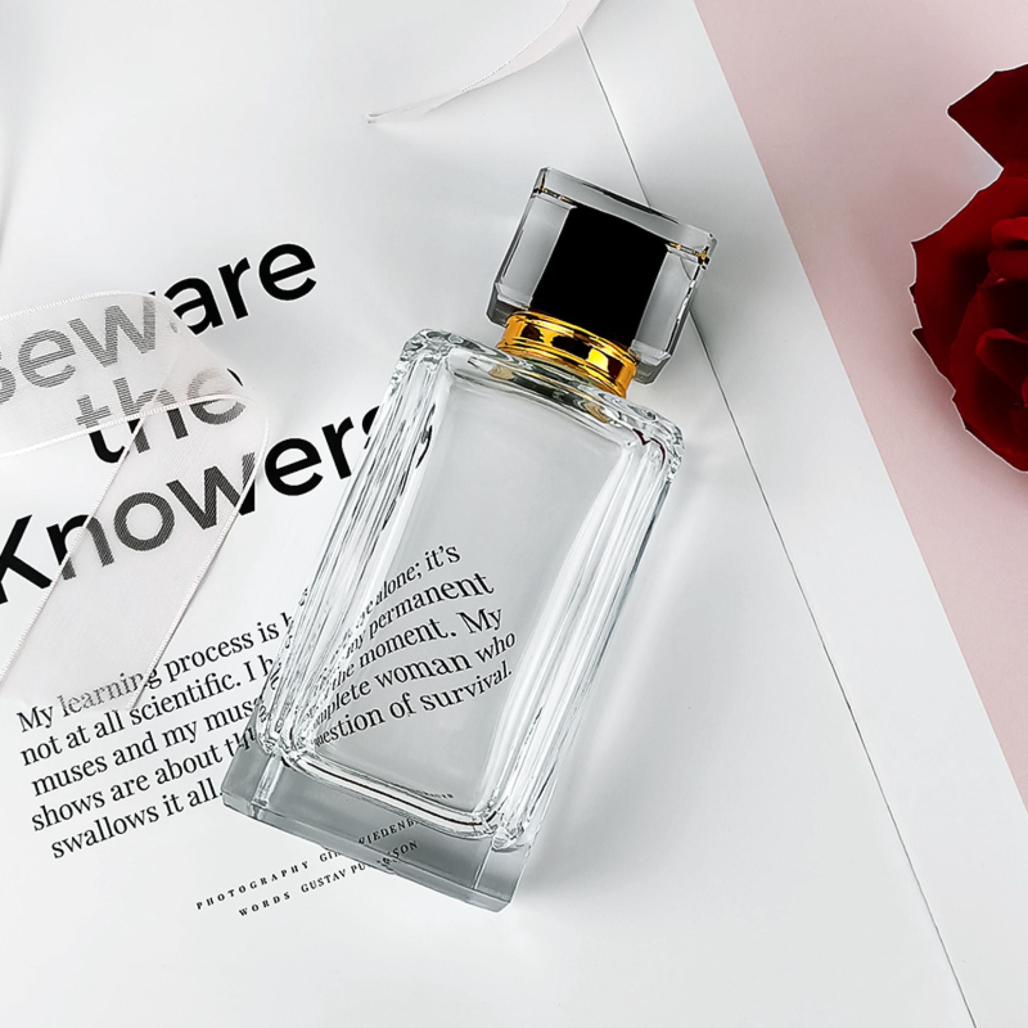 Simple Style Clear Empty Retro Perfume Bottles  HY-P321