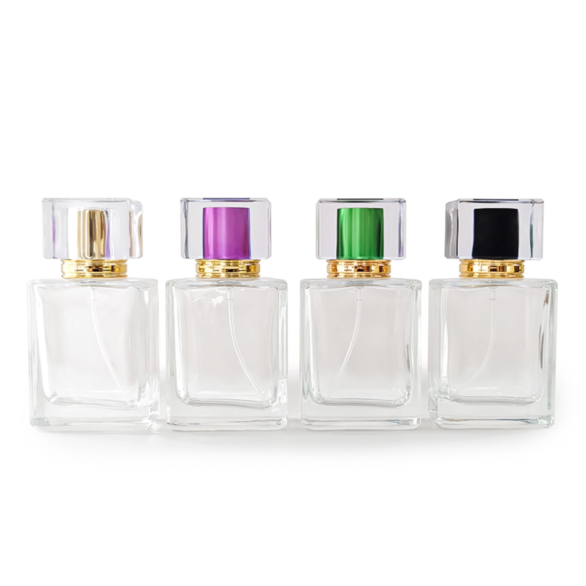 Ontwerp Vierkante Parfumfles Personaliseer Parfumfles Unieke Luxusfles HY-P301