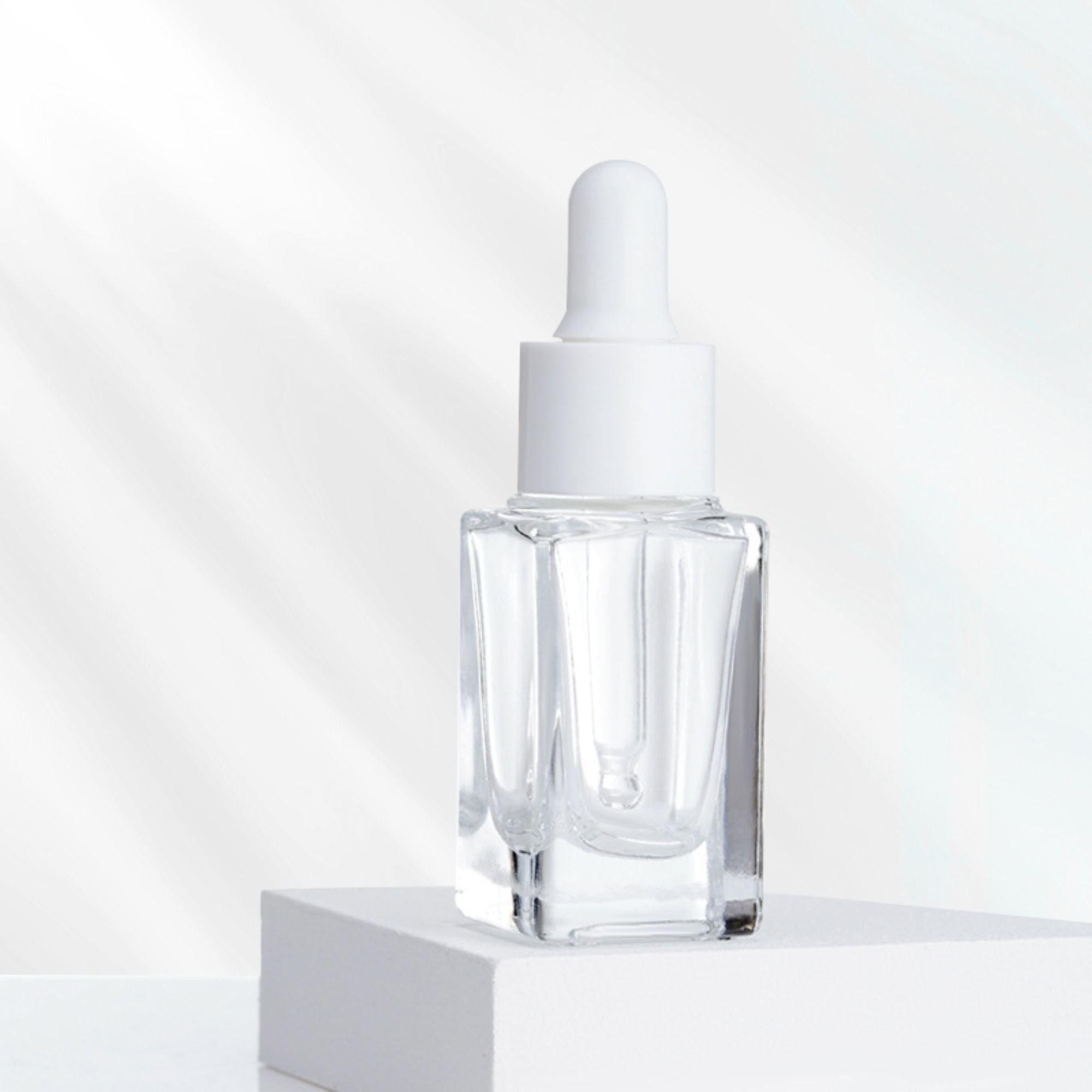 Luxury Packaging Custom Square Glass Material Dropper bottle HY-131