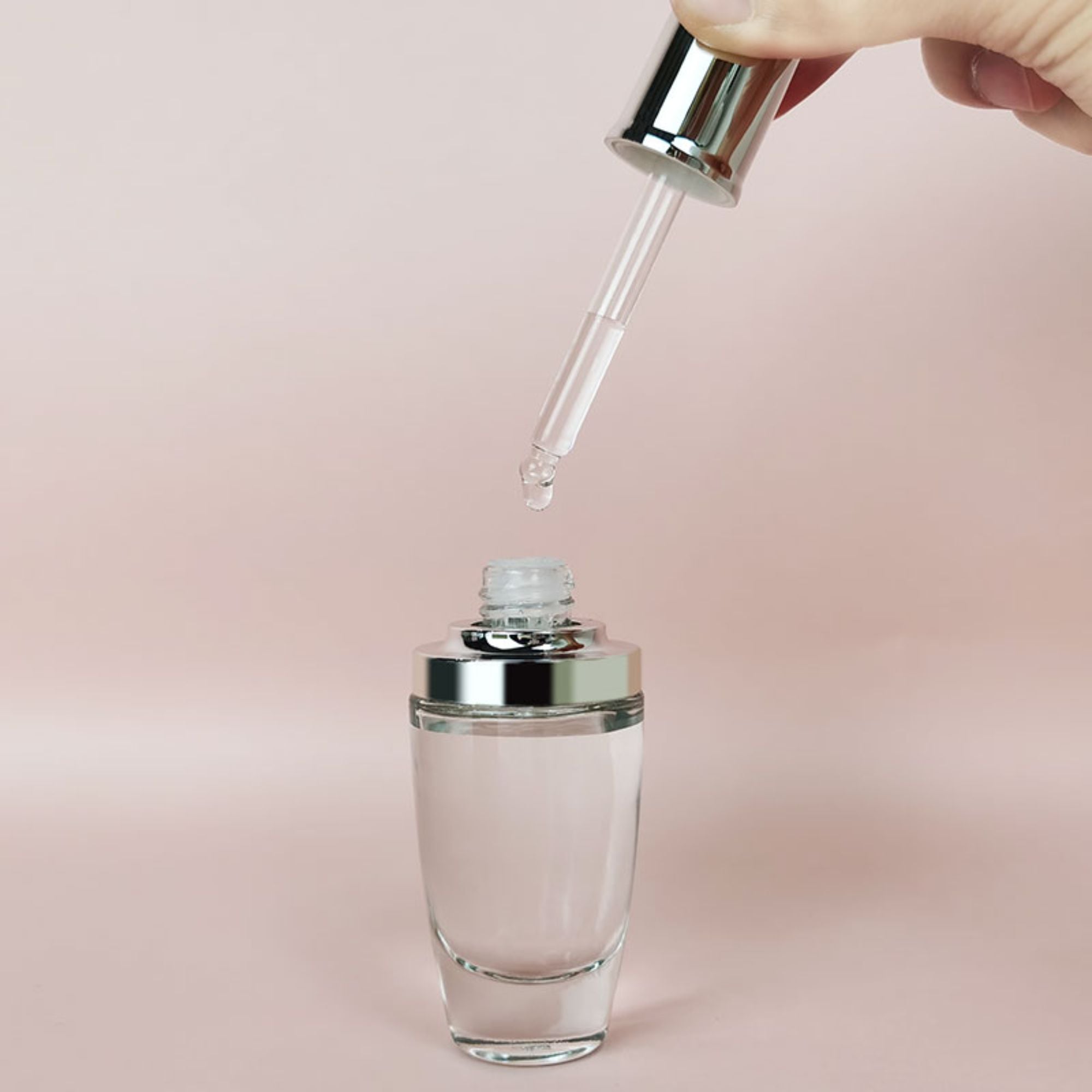 Transparent rotary cap dropper bottle HY-1560