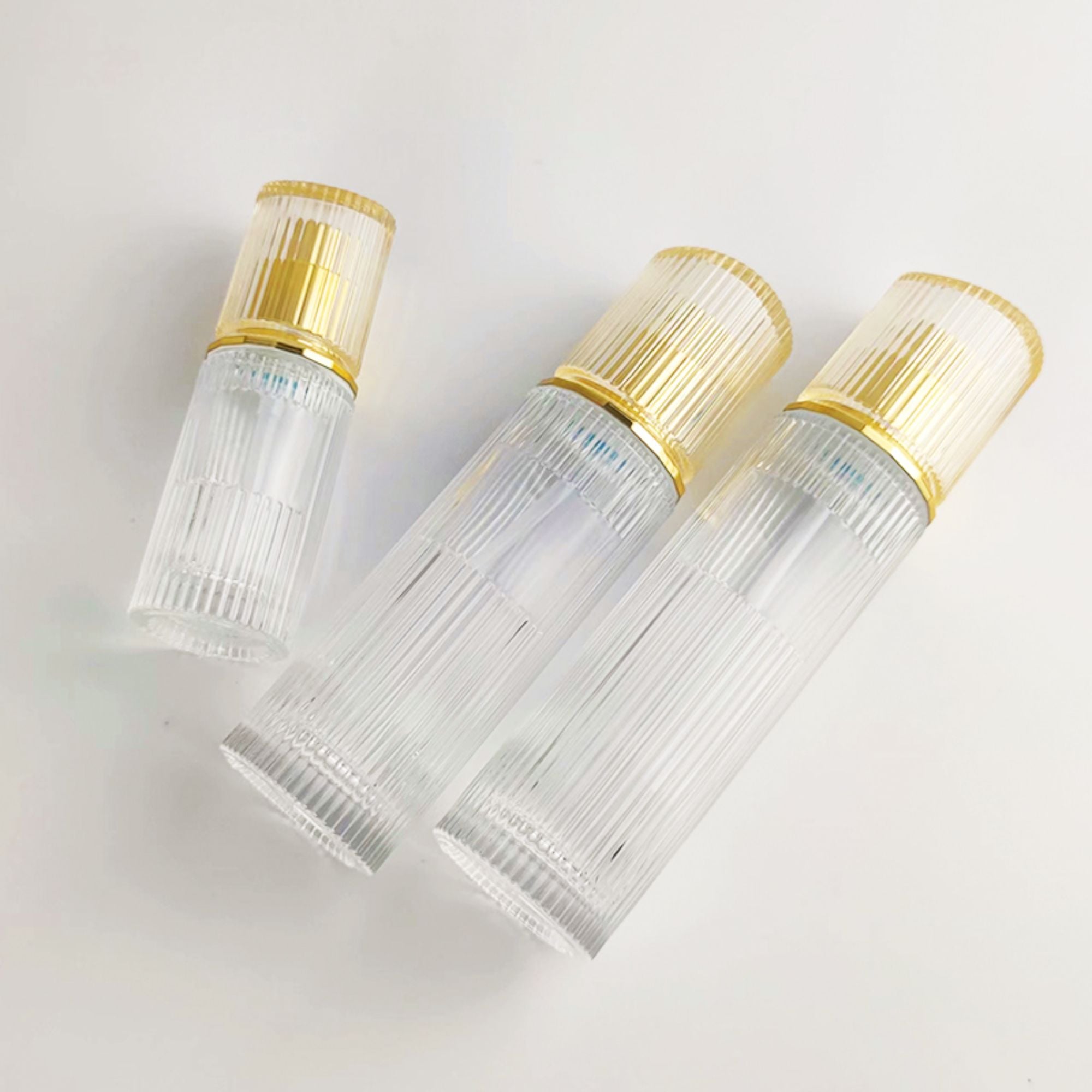 White Empty Lotion Bottles and glass jar cosmetic container HY-2363