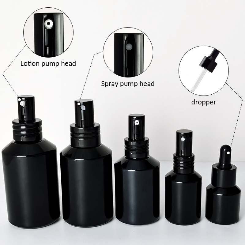 Sloping Shoulder Amber Black Skin Care Set HY-2388